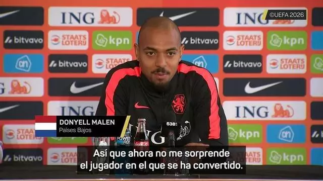 Malen: "No me sorprende lo bueno que es Haaland"