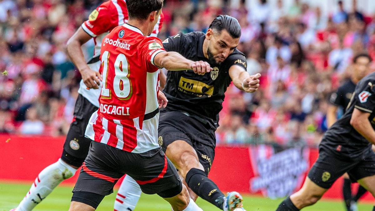 El Valencia sigue sin arrancar y cae ante el PSV