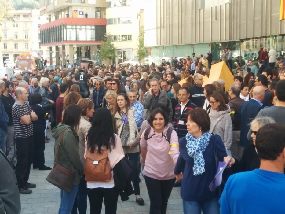 Protesta dels treballadors de la Generalitat a Girona