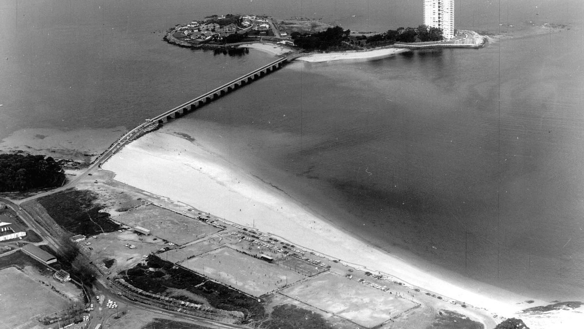 O Vao, la playa que creció con la duna