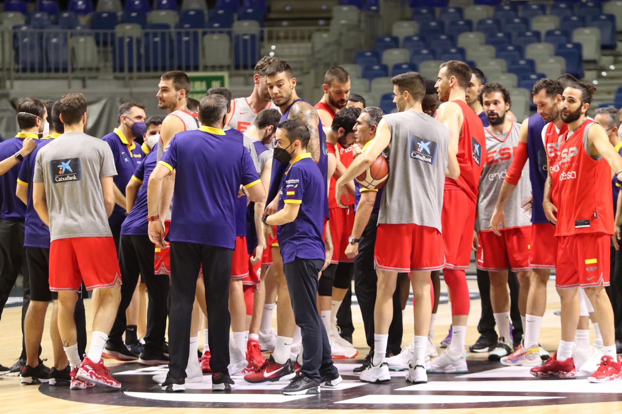 España se entrena en el Carpena