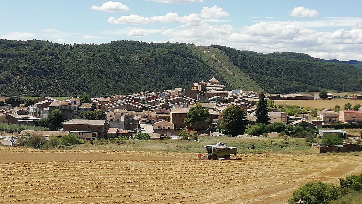 Vista general de Biscarrués.