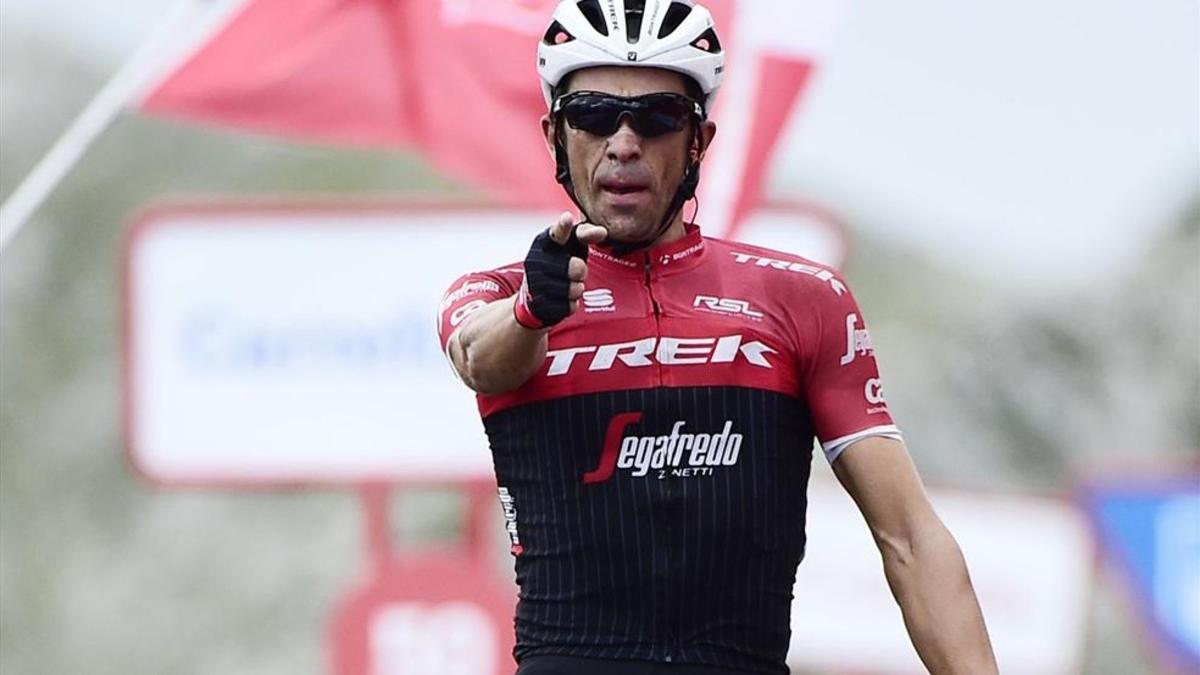 El último disparo de Contador, en el Angliru