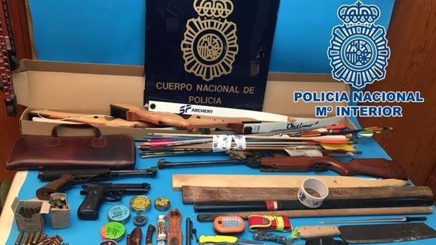 Detenido en La Laguna por tentativa de homicidio con un hacha