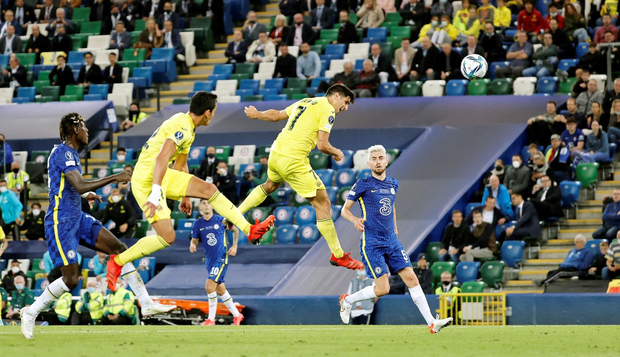 Chelsea-Villarreal, final de la Supercopa: los penaltis dejan al Submarino sin título