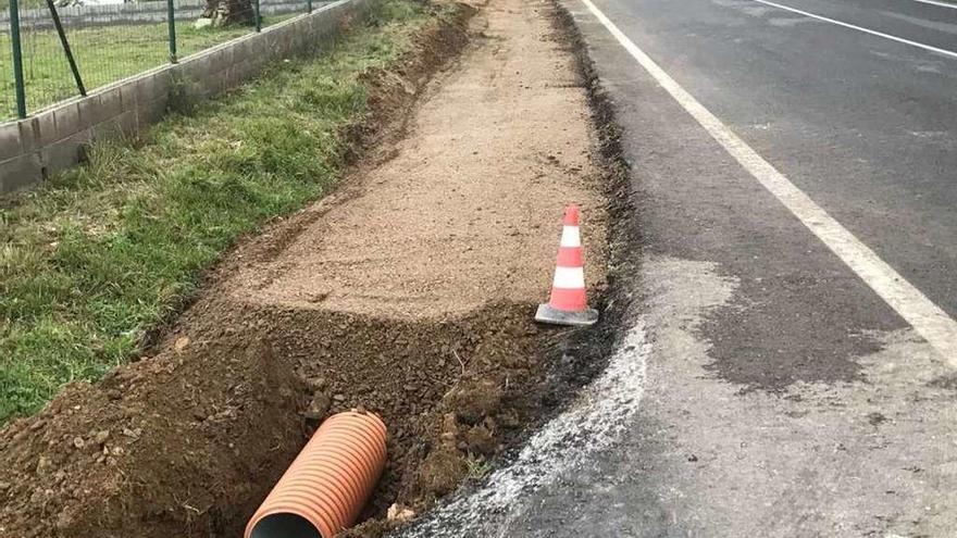 Sendas y seguridad peatonales en carreteras de Bergondo y Betanzos