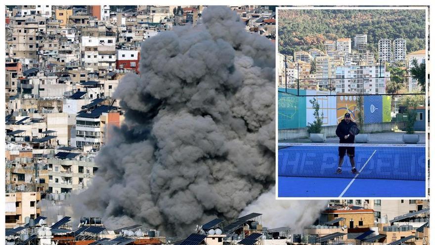 Joan, entrenador de pádel de Vinaròs en el Líbano: "Llevo con las maletas preparadas desde el lunes; esta no es mi guerra"