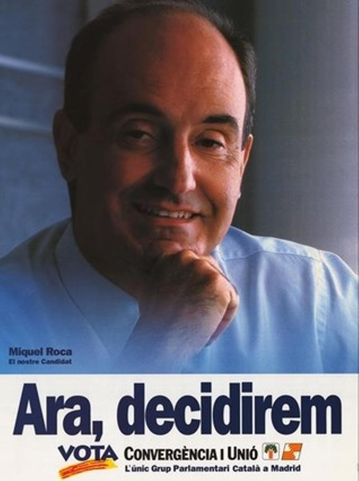 Cartell de CiU per a les eleccions generals del 1993.