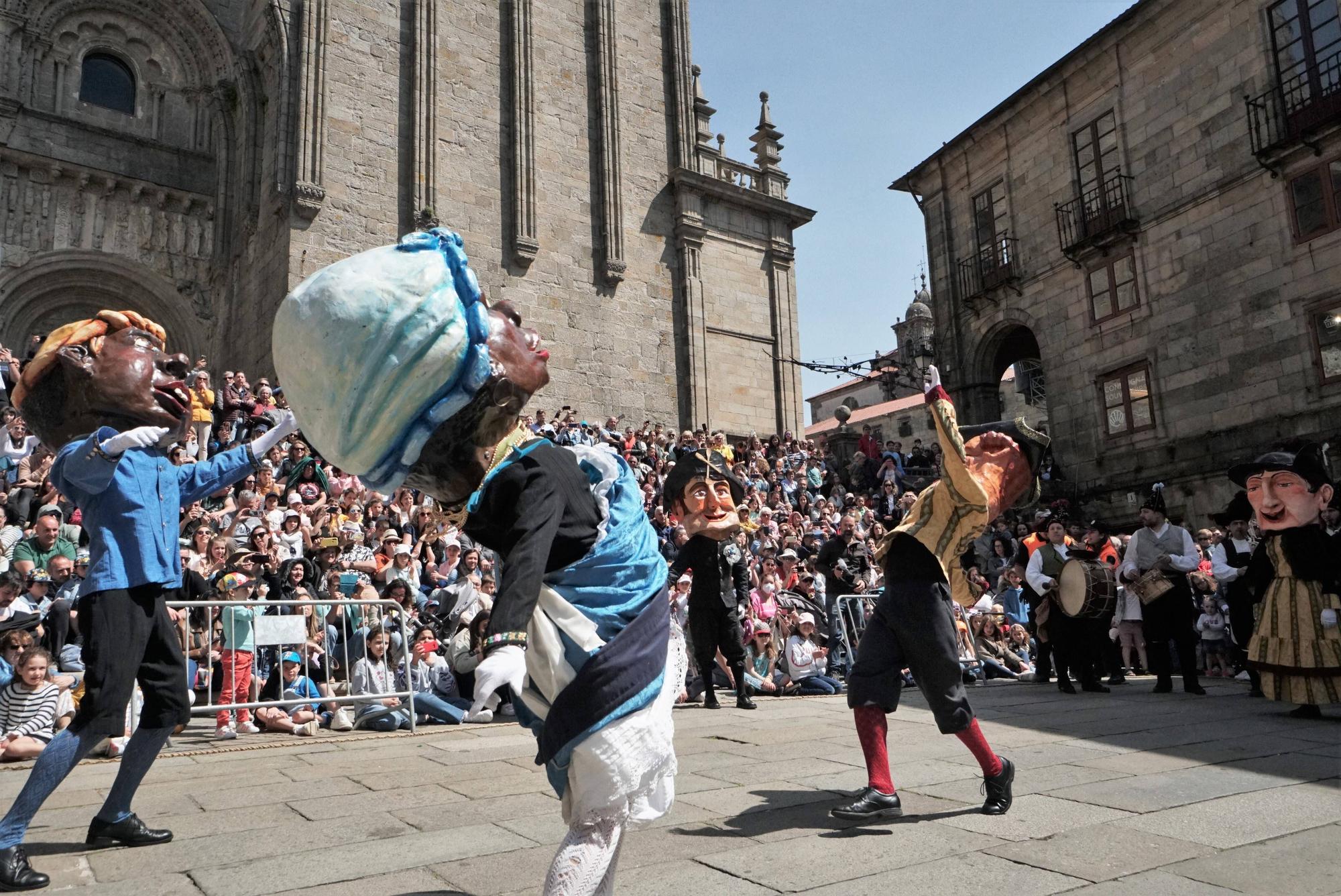 Los Cabezudos en las Fiestas de la Ascensión