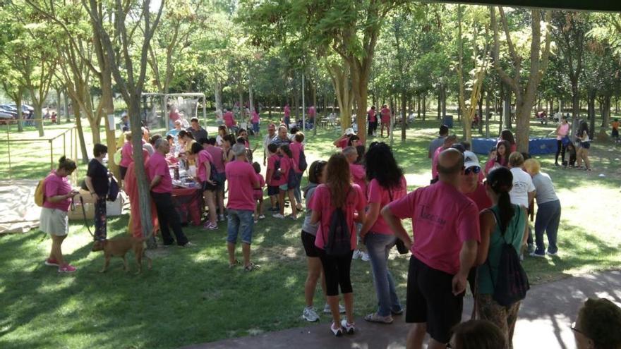 Marcha celebrada hace unos años en Morales del Vino.