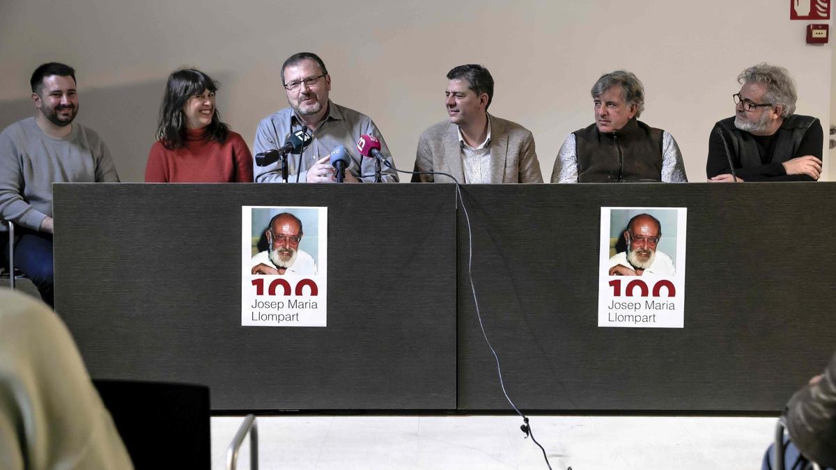 Rueda de presentación del Any Llompart en Ca n'Oleo.
