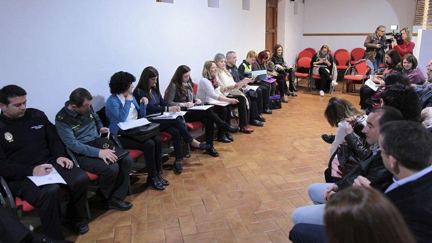 Representantes políticos, sociales, sanitarios, jurídicos y policiales participaron en el encuentro.