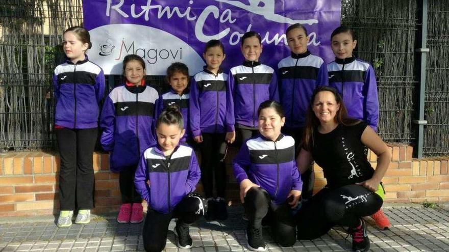 Un centenar de gimnastas en el V Festival Deportivo del Rítmica Colunga