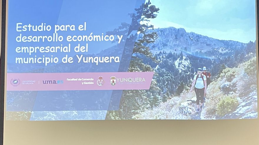 Investigadores de la facultad de Comercio de la UMA estudian el desarrollo empresarial de Yunquera