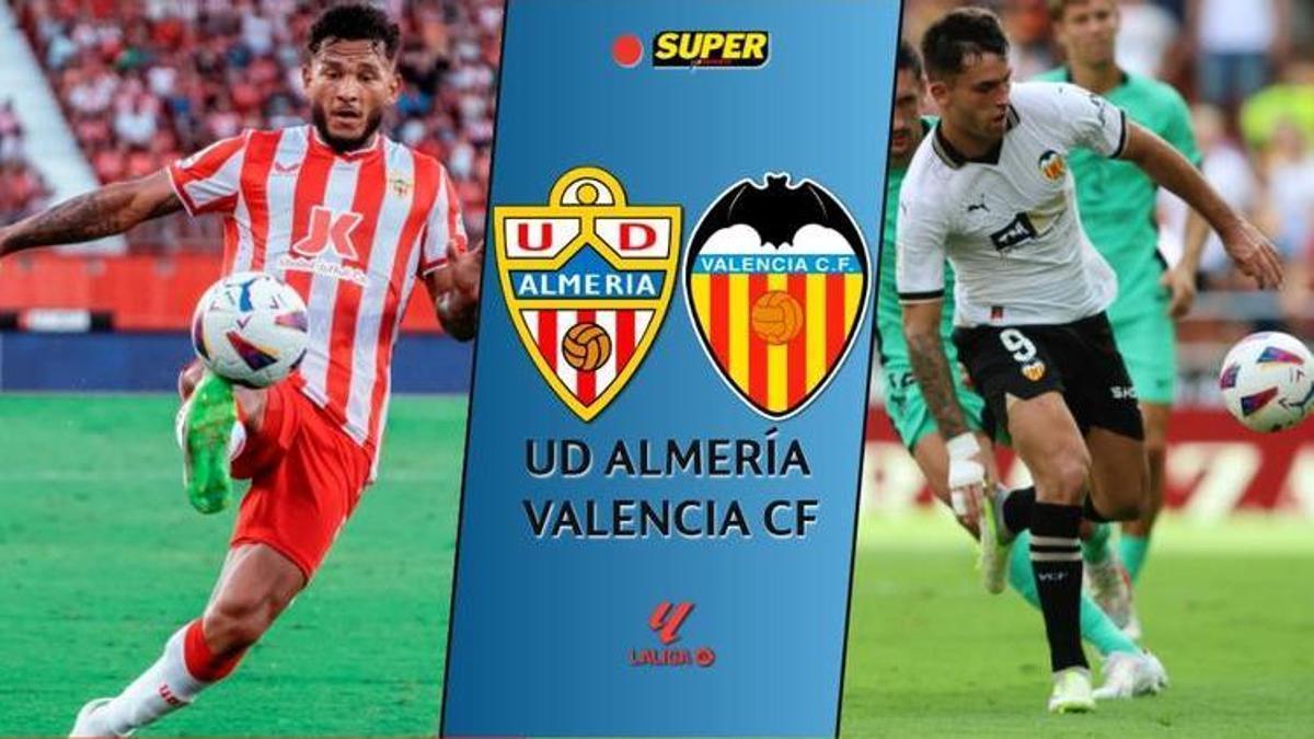 UD Almería - Valencia CF: minuto a minuto, resultado y goles