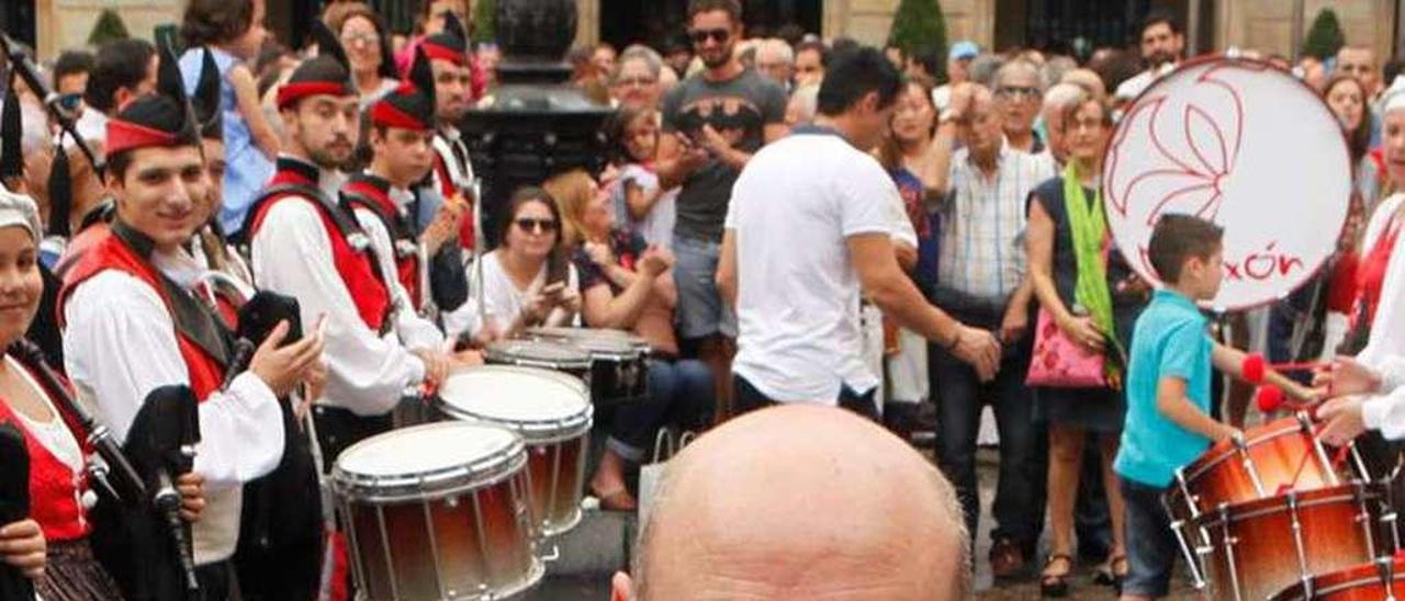 Andrés Canal, el domingo en Gijón.