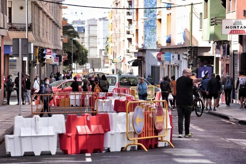 Peatonalización de la calle Heraclio Sánchez