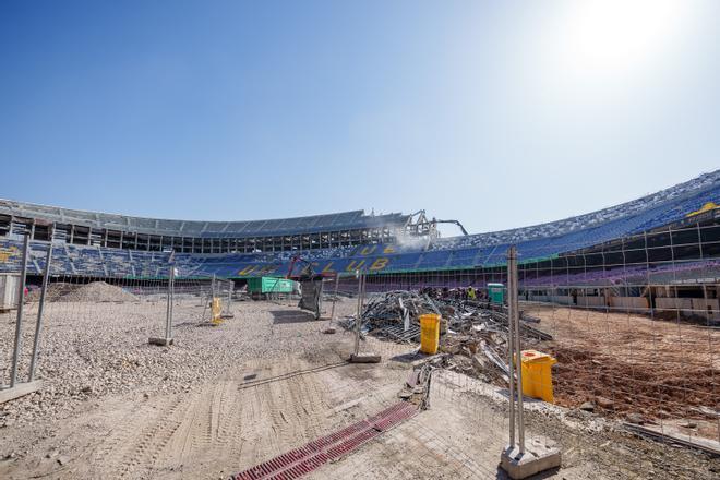 Así siguen las sorprendentes obras del Spotify Camp Nou