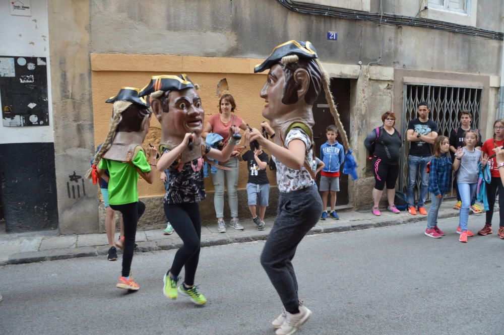 La Patum Infantil ambienta el centre de Berga amb