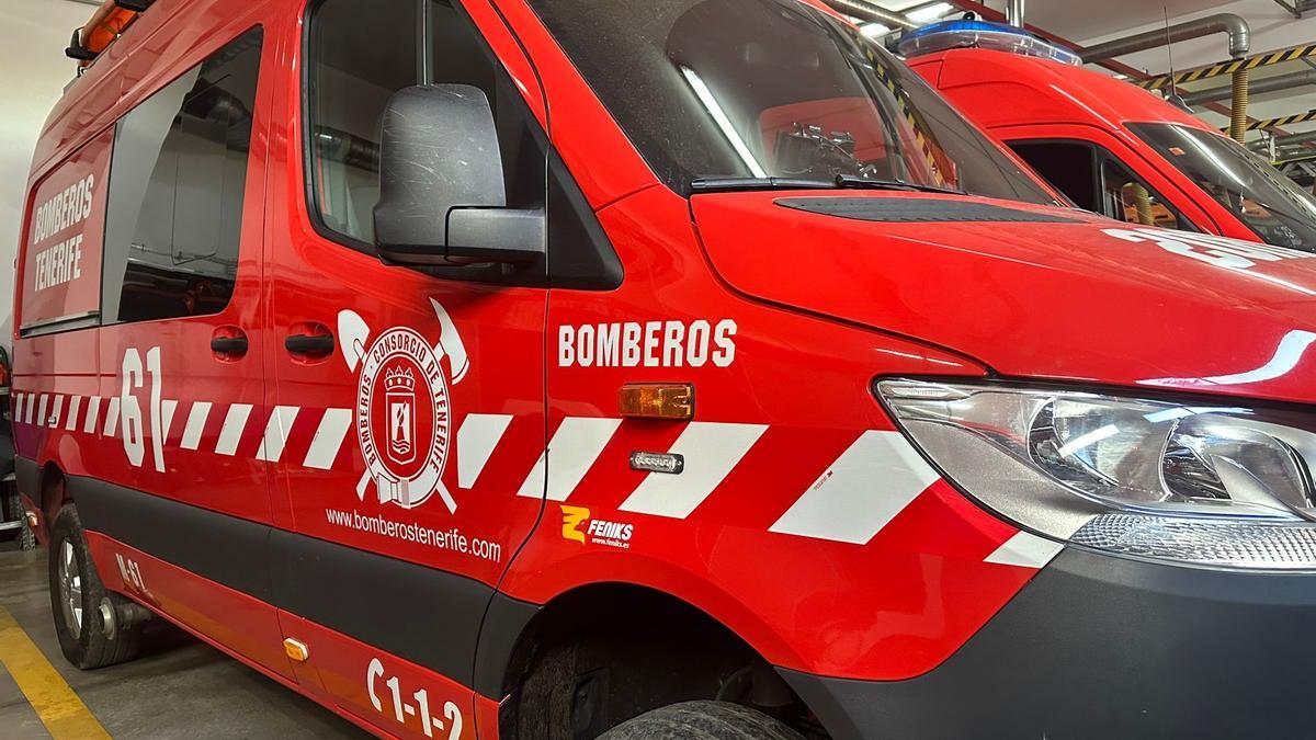 Vehículo de bomberos de Tenerife.