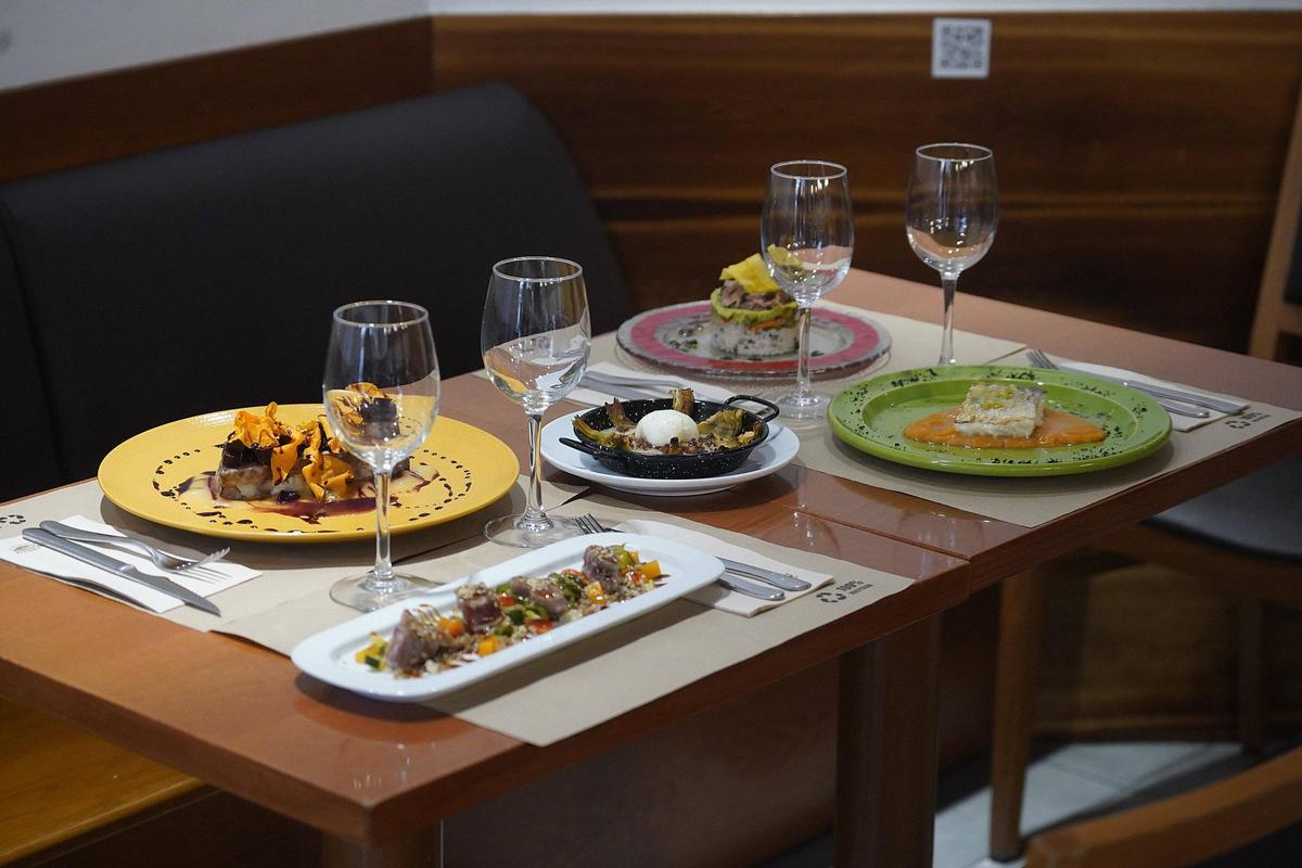 Plats preparats del restaurant L'Altell.