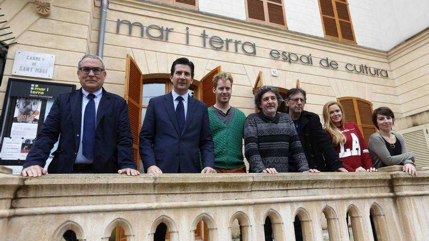 Enrique Girona, Fernando Gilet, Albert Melich, Joan Porcel, Carles Molinet, Francina Garau y Fàtima Riera.