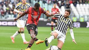 Milan, en el empate contra la Juventus (0-0) de la Jornada 34 de la Serie A