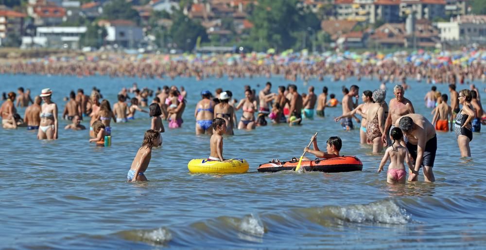 Los arenales de la ciudad olívica rebosaron actividad durante toda la jornada