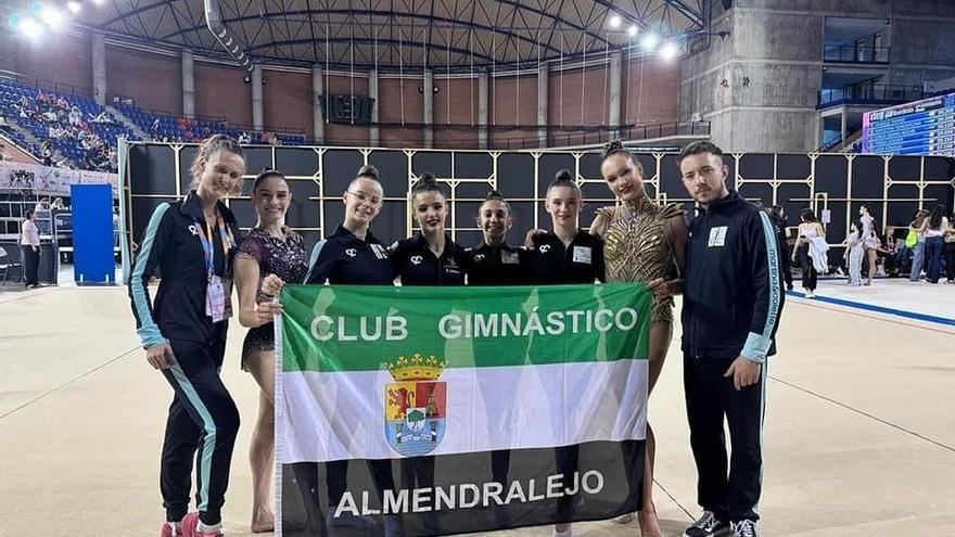 El Gimnástico Almendralejo continúa en la élite de la gimnasia rítmica