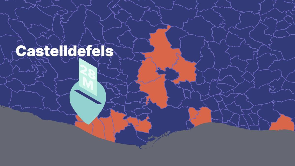 ¿Què va votar el teu veí a Castelldefels el 28M? Busca els resultats carrer a carrer