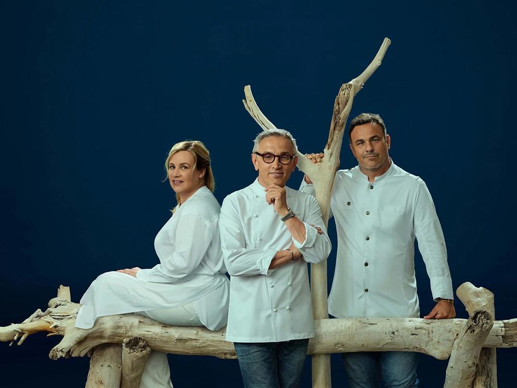 Estos tres chefs de renombre firman la carta del restaurante más importante del crucero.