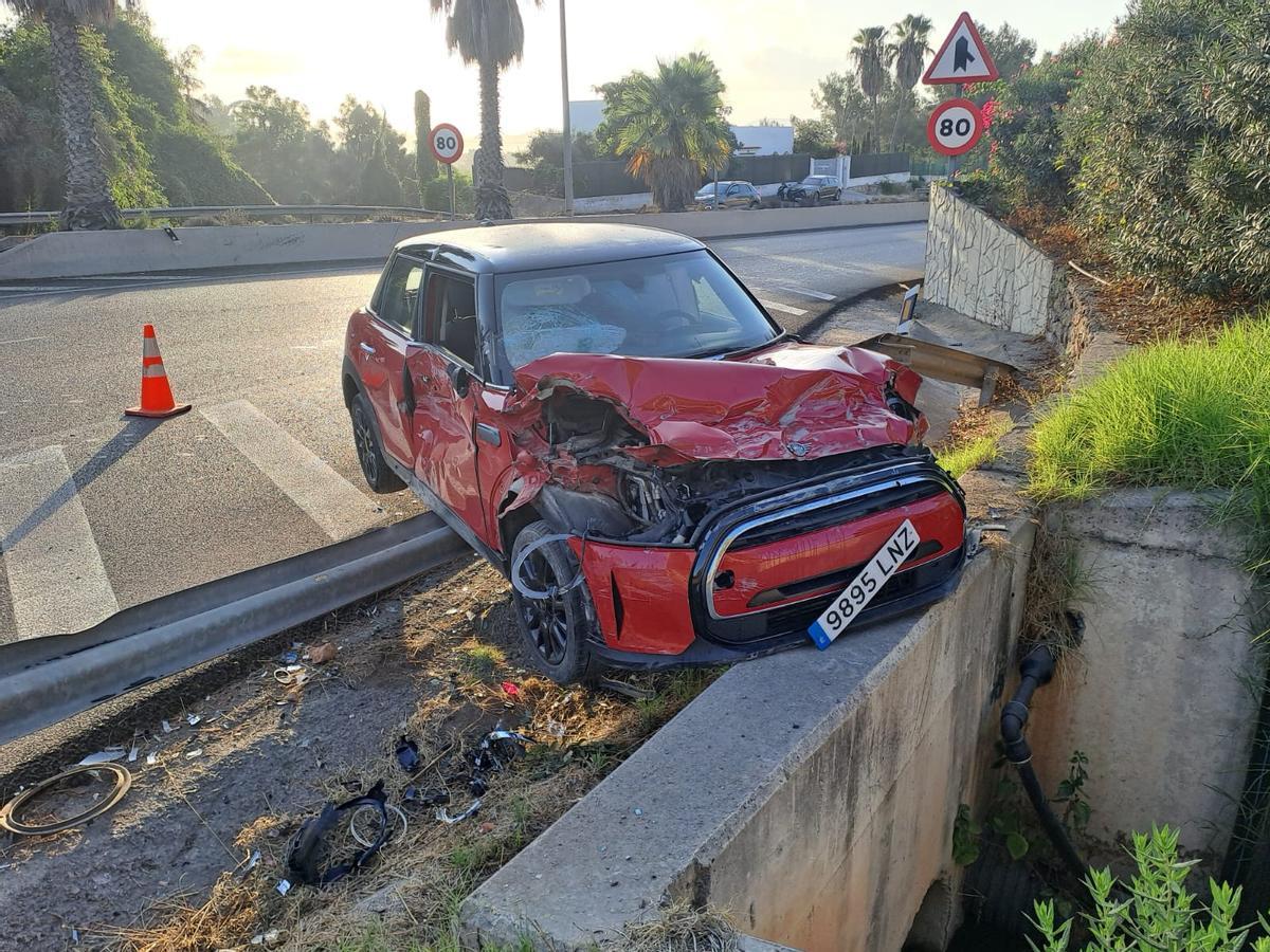 Estas son todas las fotos del accidente de tráfico cerca de Sant Rafel
