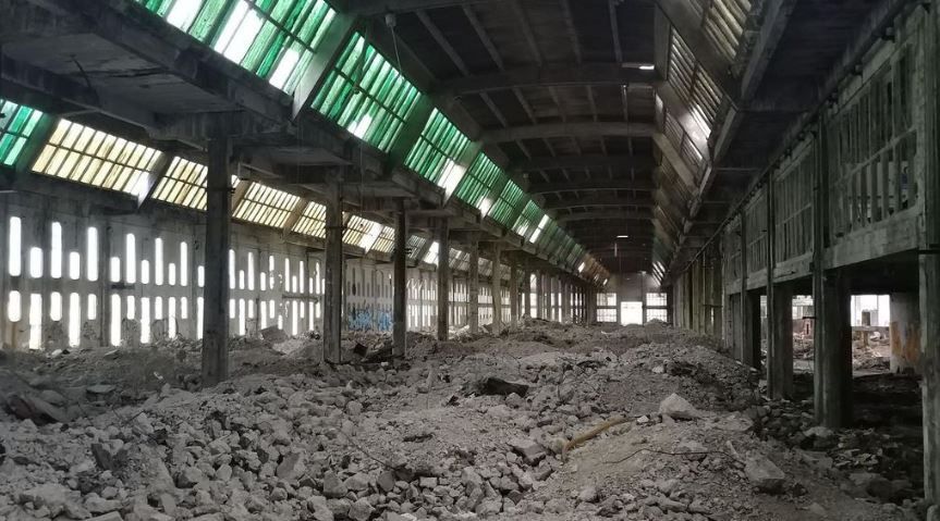 Antiguas instalaciones de la factoría de Moahsa, del grupo de Empresas Álvarez