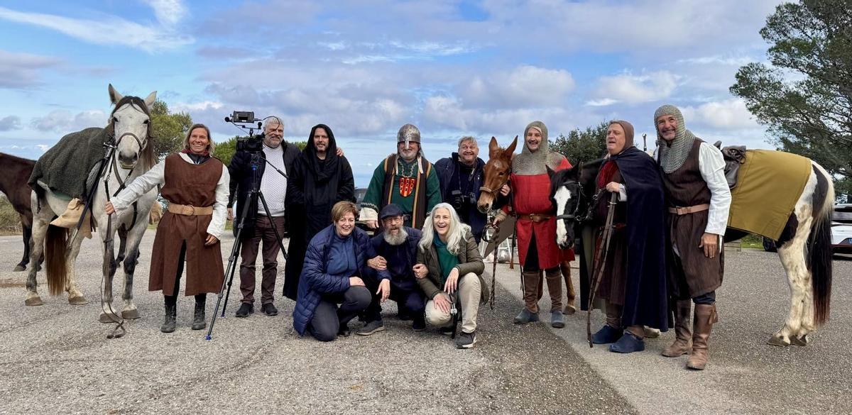 Alguns dels participants en el rodatge.