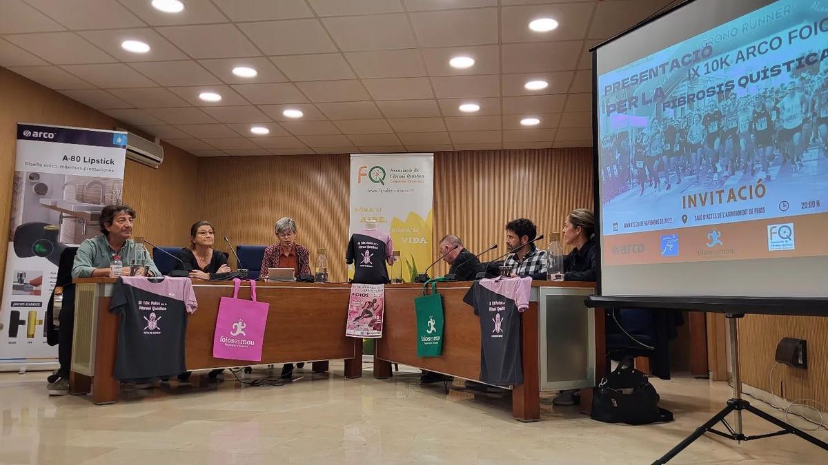 Presentación de la novena carrera por la fibrosis quística en Foios