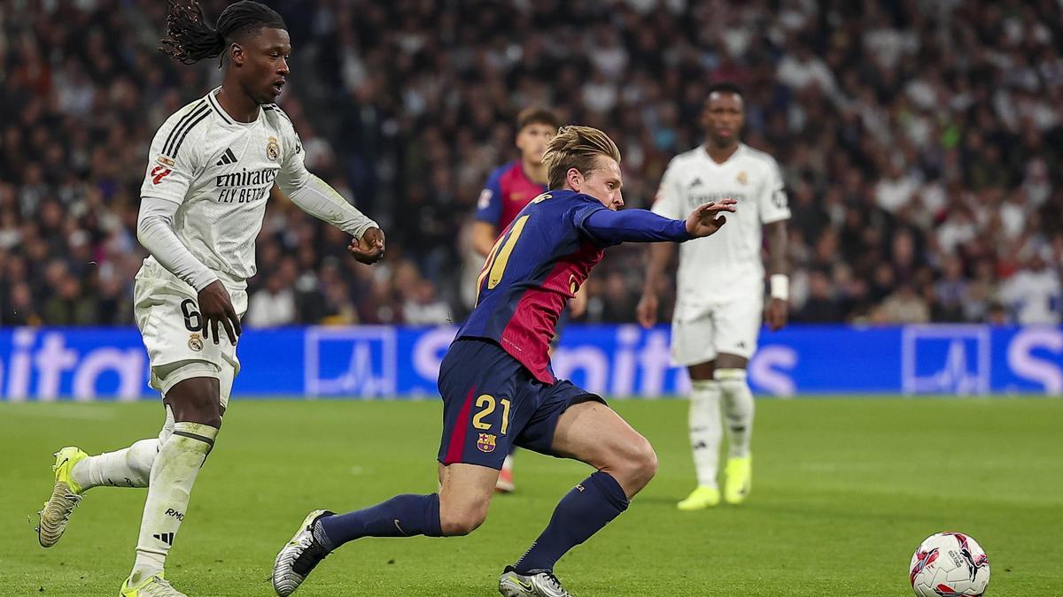 De Jong jugó su mejor partido de la temporada en el Bernabéu