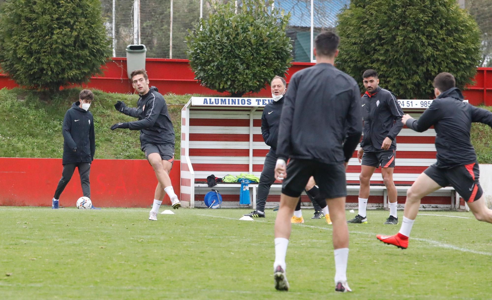 Entrenamiento del Sporting