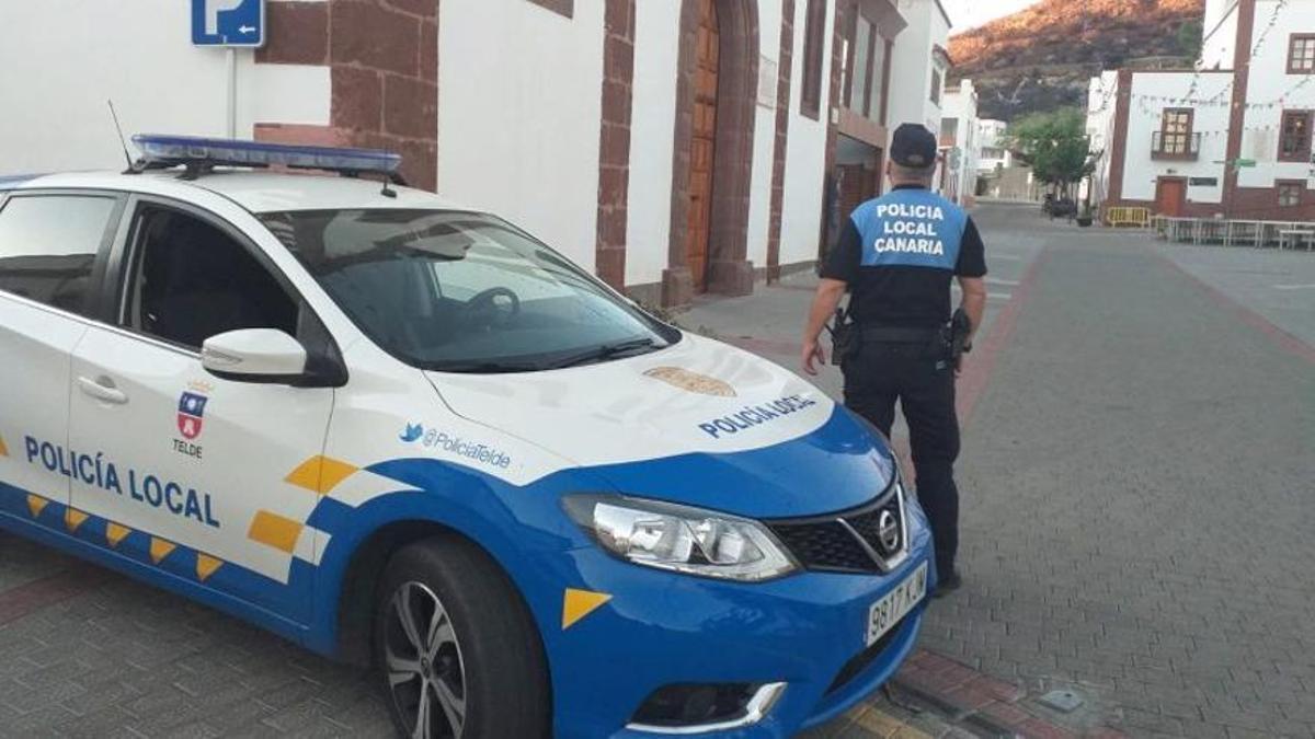 Imagen de archivo de un agente de la Policía Local de Telde