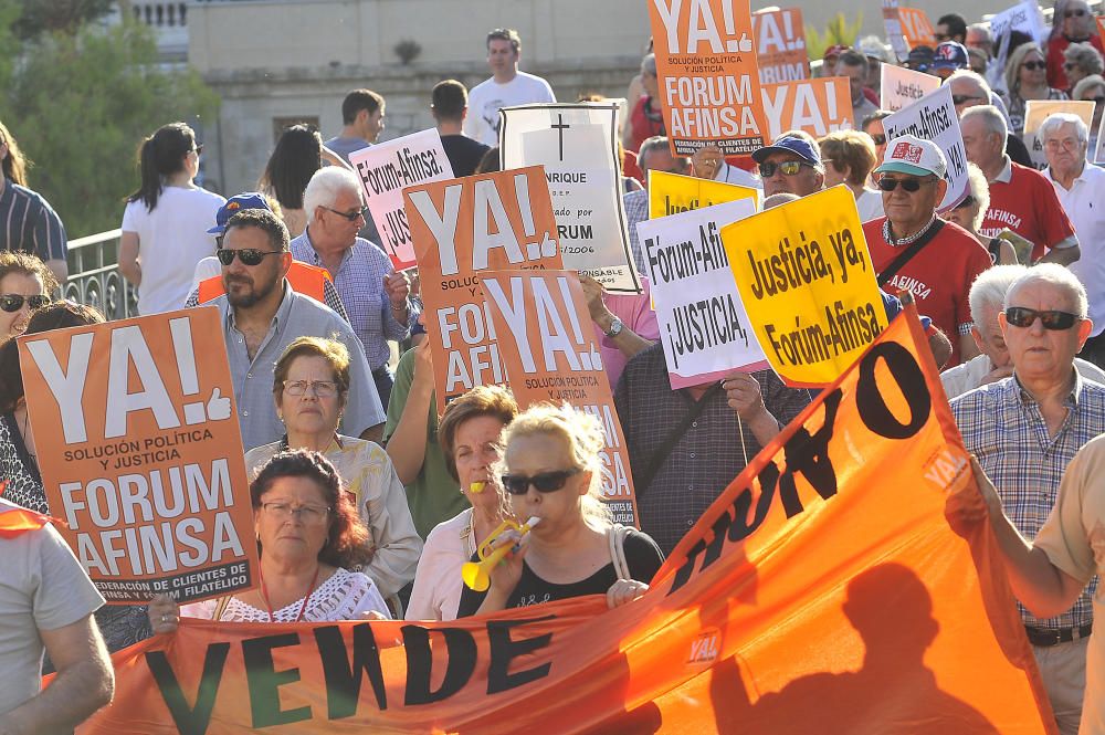 Afectados de Fórum y Afinsa se movilizan en Elche