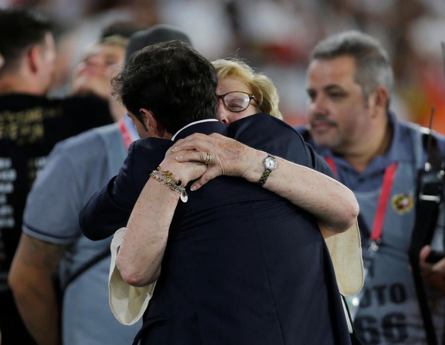 Final Copa del Rey 2019: Celebración a pie de campo