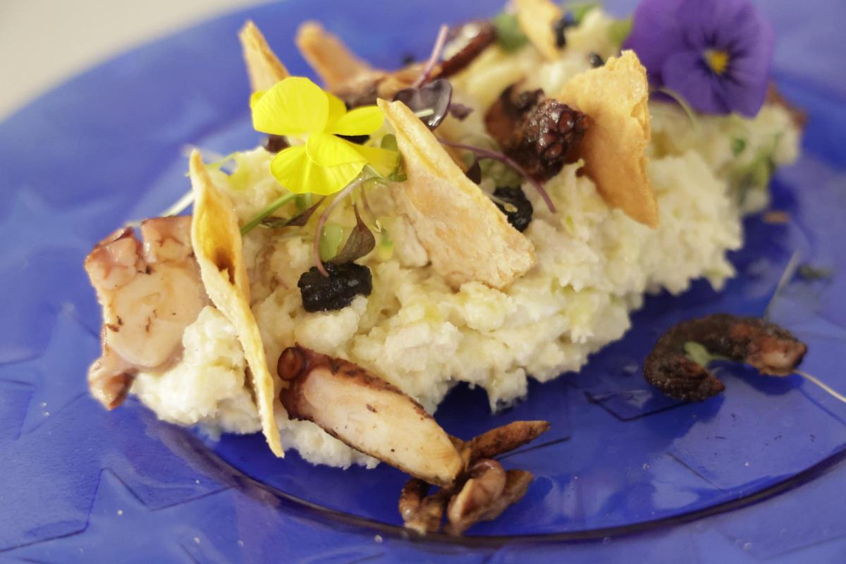 Ensaladilla de pulpo.