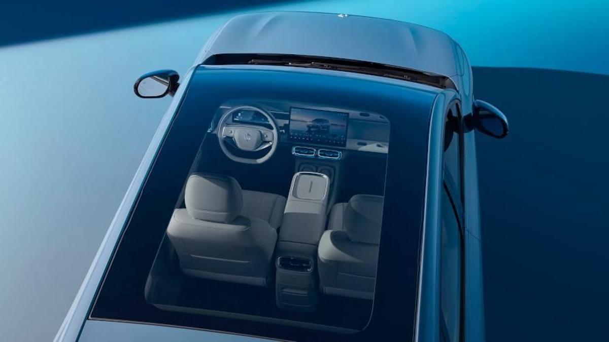 Interior del modelo B10 que fabrirá Leapmotor en Aragón. / SERVICIO ESPECIAL
