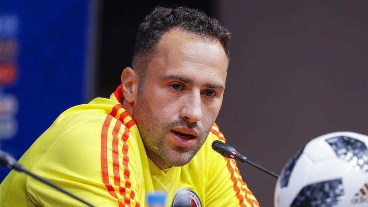 Ospina durante la conferencia de prensa