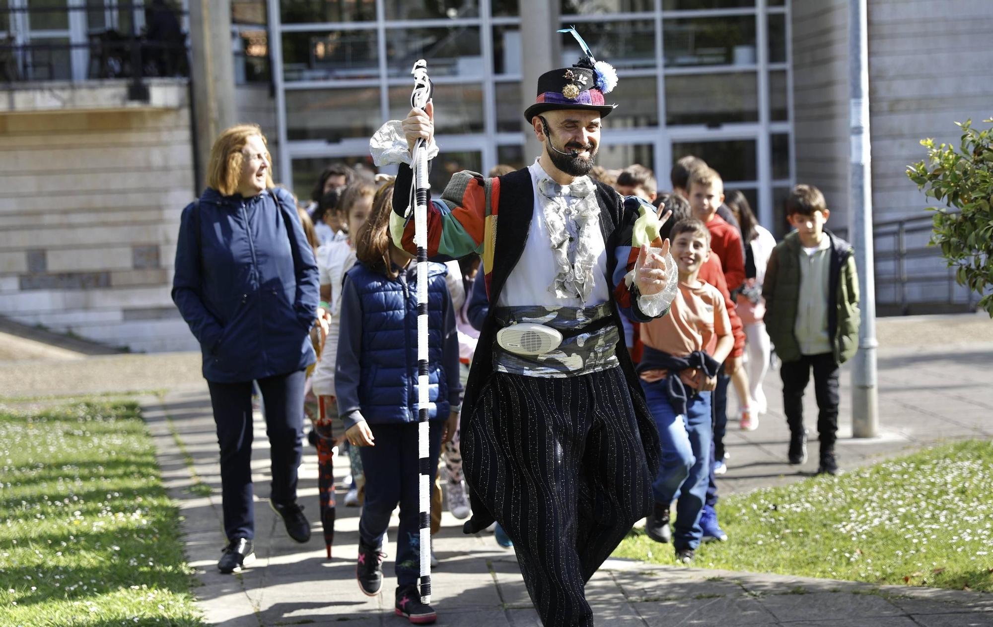 EN IMÁGENES: Así han sido las visitas teatralizadas por el Parque Ferrera de Avilés