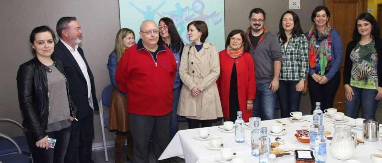 Un reciente encuentro de voluntariado de Ourense celebrado en la Casa da Xuventude. // Iñaki Osorio