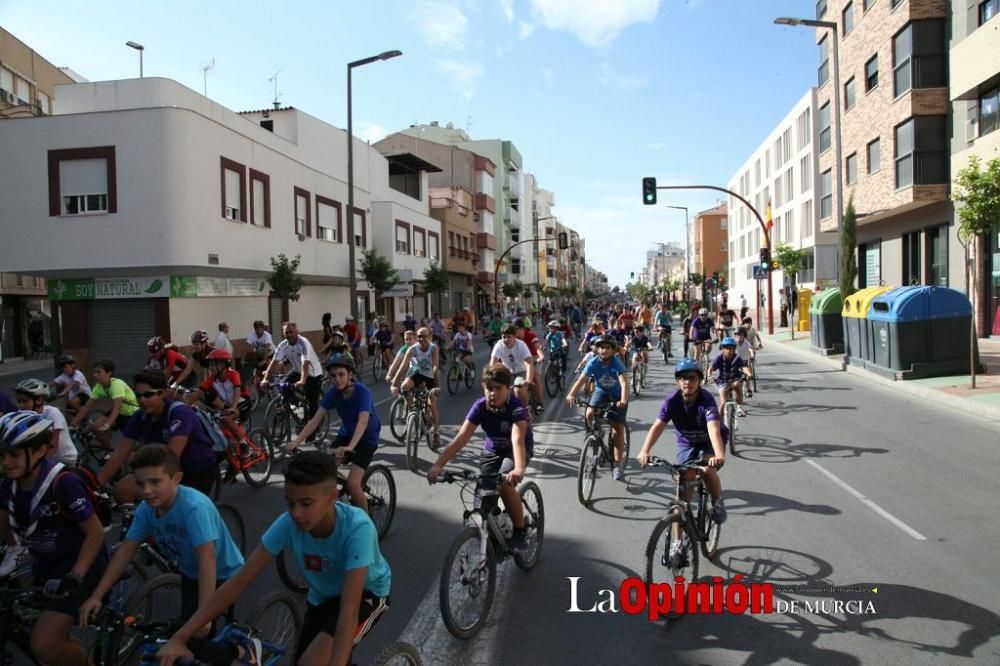 Ciclopaseo para clausular en Lorca los JDG