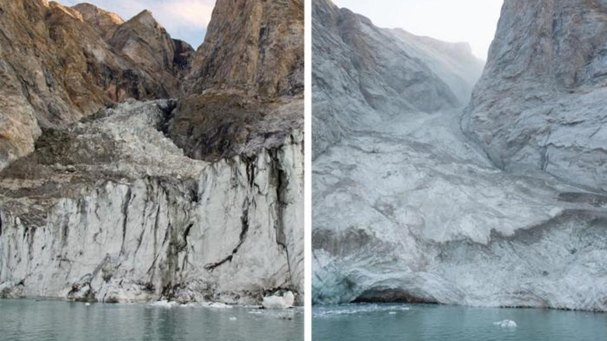 Una avalancha de roca y hielo en un glaciar en Groenlandia causó un tsunami de 200 metros