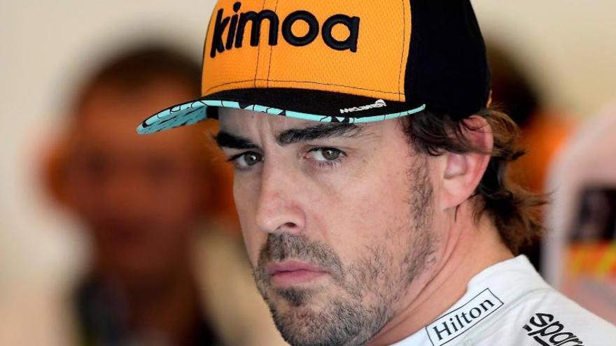 El piloto de McLaren Renault, Fernando Alonso.