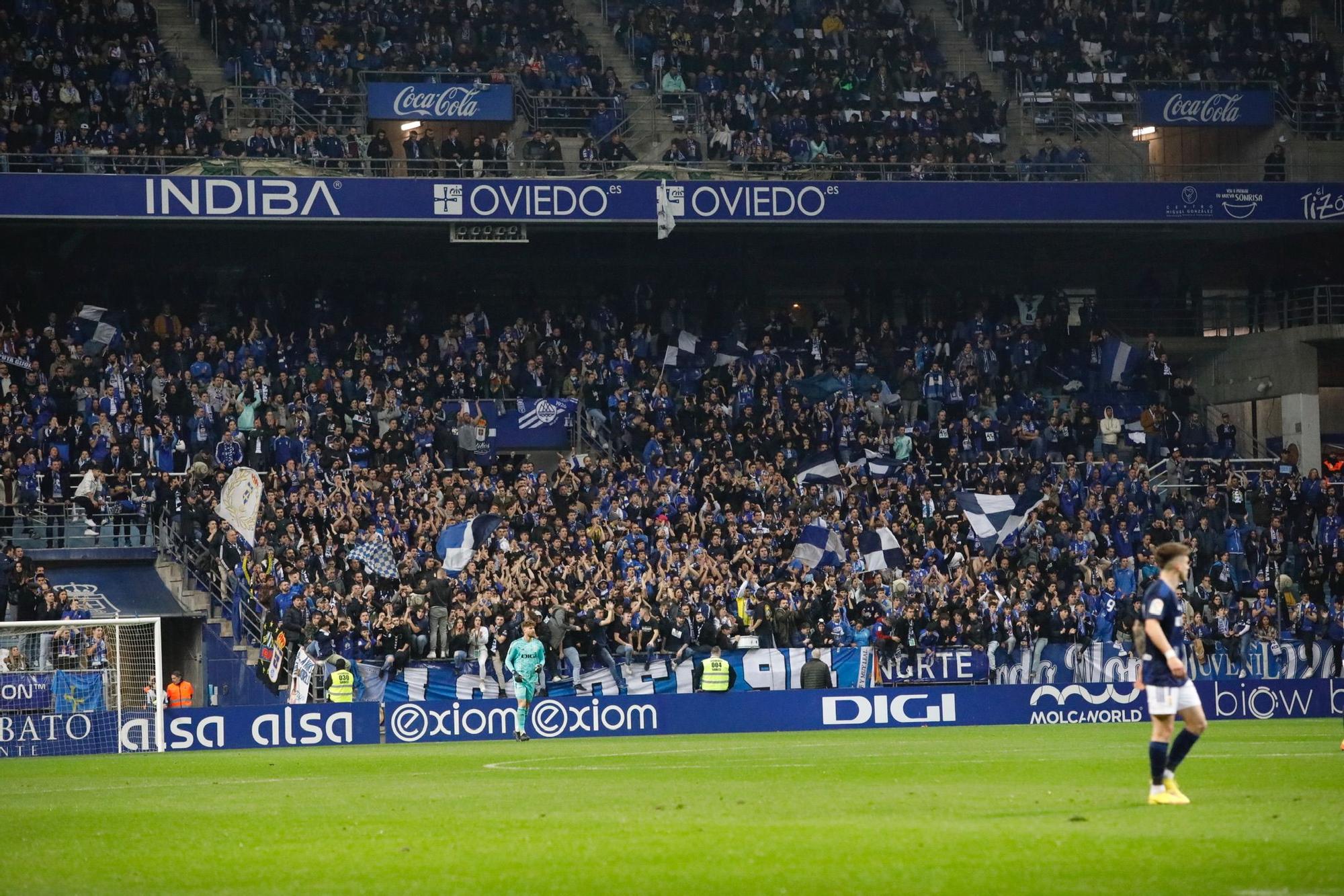 En imágenes: así se vivió el derbi en el Tartiere