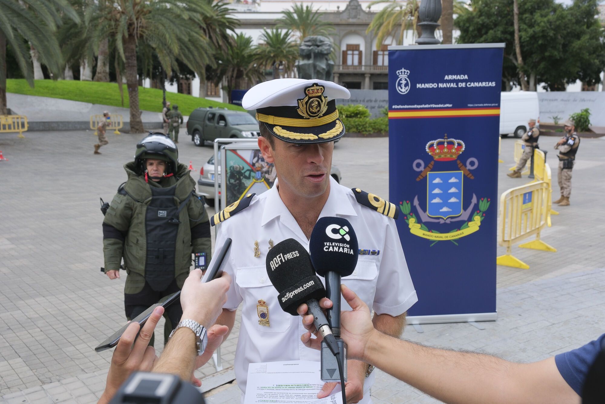 El Mando Naval de Canarias presenta los actos que realizará con motivo de la celebración del 12 de octubre